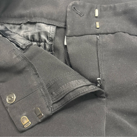 Anne Klein Black Flare Pants Sz M/ 10 - Picture 5 of 9